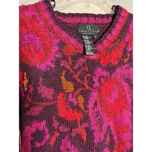 Carol Little Knit Wear Small Colorful Sweater With Fish Y2K Comfortable - Picture 2 of 9